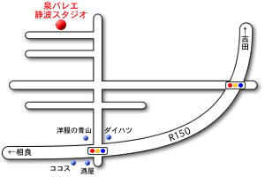 静波スタジオ地図